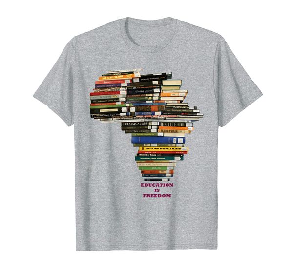 africa education is om library book shirt reading lover t-shirt, White;black 
africa education is om library book shirt reading lover t-shirt, White;black