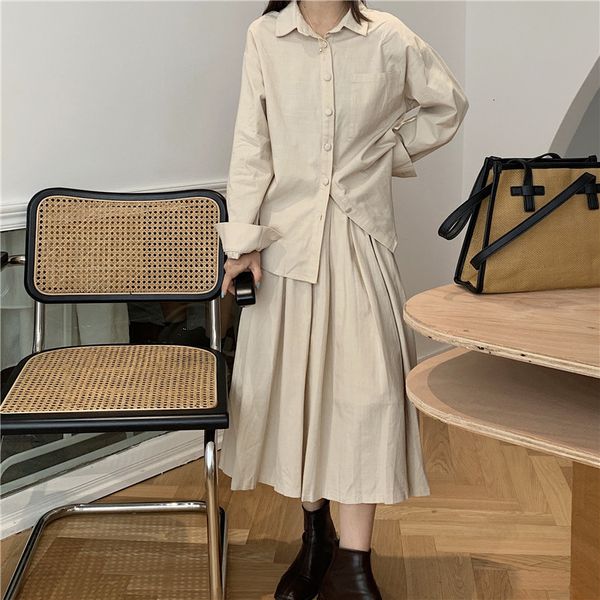 dress autumn winter two outfits sleeve blouses and high waist long pleated skirt casual piece elegant ladies p5tj qphw, Black;gray
dress autumn winter two outfits sleeve blouses and high waist long pleated skirt casual piece elegant ladies p5tj qphw, Black;gray