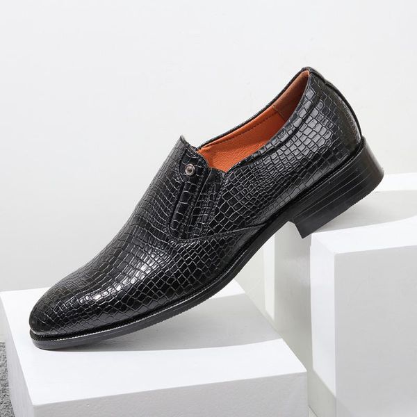 large size men's shoes products trend casual formal wear leather men business wedding designer dress, Black
large size men's shoes products trend casual formal wear leather men business wedding designer dress, Black