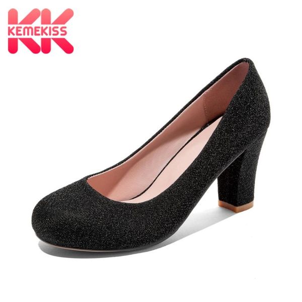 dress shoes kemekiss size 31-47 women fashion pumps easy match solid color thick high heels slip on round toe footwear, Black
dress shoes kemekiss size 31-47 women fashion pumps easy match solid color thick high heels slip on round toe footwear, Black