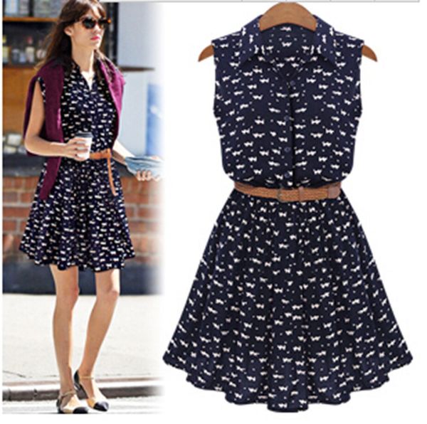 dresses women summer clothes print vestidos casual bohemian floral sleeceless vest slim beach chiffon v-neck vintage, Black;gray
dresses women summer clothes print vestidos casual bohemian floral sleeceless vest slim beach chiffon v-neck vintage, Black;gray