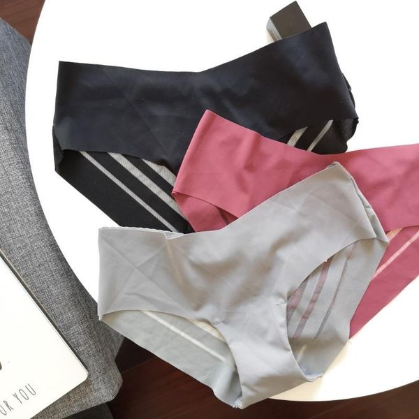 sports ladies solid women underwear ice silk back striped transparent panties mesh seamless briefs micro thongs lingerie gym clothing, White;black
sports ladies solid women underwear ice silk back striped transparent panties mesh seamless briefs micro thongs lingerie gym clothing, White;black