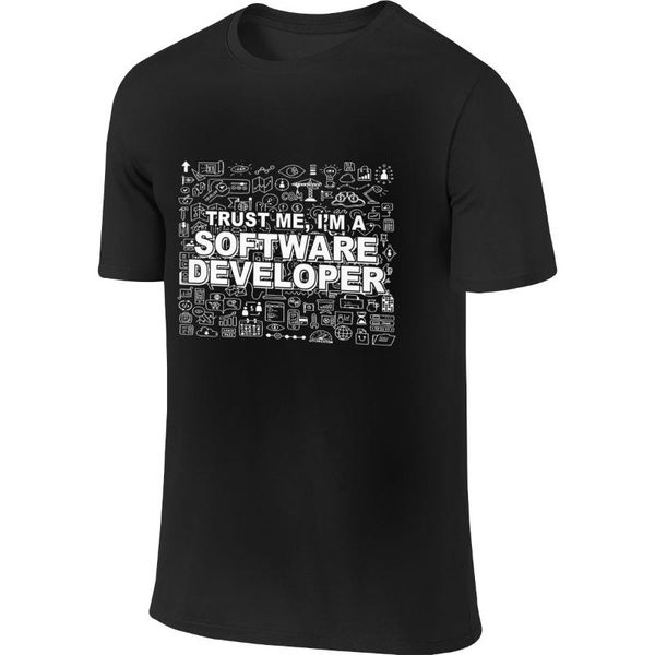 men's t-shirts funny trust me i'm a developer design shirt short sleeve t-shirt s, White;black
men's t-shirts funny trust me i'm a developer design shirt short sleeve t-shirt s, White;black
