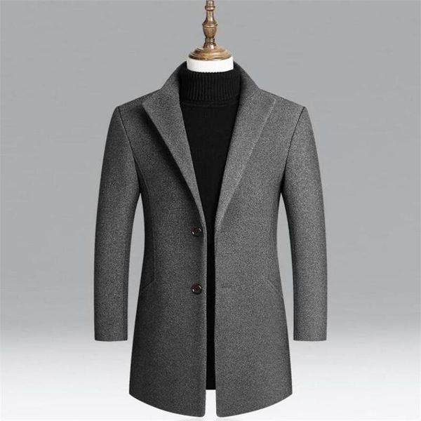 men's wool & blends 2021 autumn winter high qualit 30% men thick coats turn down collar male fashion blend casual trench jackets coat, Black
men's wool & blends 2021 autumn winter high qualit 30% men thick coats turn down collar male fashion blend casual trench jackets coat, Black