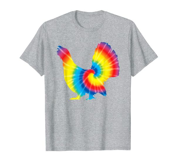 tie dye grouse rainbow print game bird hippie peace gift t-shirt, White;black
tie dye grouse rainbow print game bird hippie peace gift t-shirt, White;black