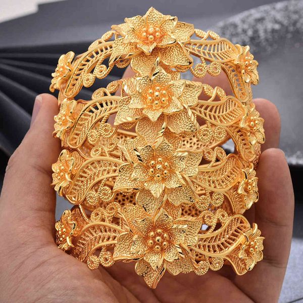 4pcs/set france banlges for women 24k gold color bracelets&bangles dubai african wedding flowers bride bijoux africaine bangles, Golden;silver
4pcs/set france banlges for women 24k gold color bracelets&bangles dubai african wedding flowers bride bijoux africaine bangles, Golden;silver