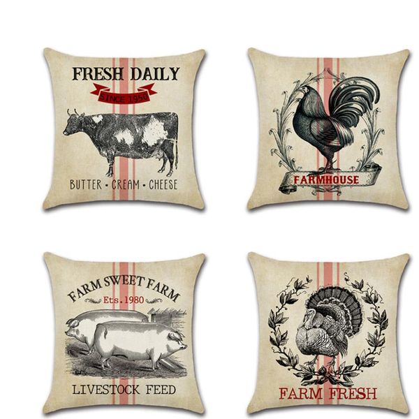 cushion/decorative pillow foreverstar pillowcase sofa cushion cover decoration linen case decorative farm animals pattern
cushion/decorative pillow foreverstar pillowcase sofa cushion cover decoration linen case decorative farm animals pattern