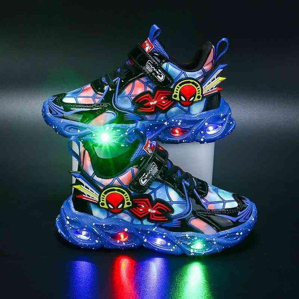 children's sports 2021 autumn and winter new children's leather running with lights boys' casual shoes, Black
children's sports 2021 autumn and winter new children's leather running with lights boys' casual shoes, Black