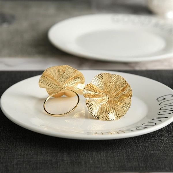 napkin rings 8pcs/spot metal lotus leaf golden ring deskdecoration for family party, reception, el holiday
napkin rings 8pcs/spot metal lotus leaf golden ring deskdecoration for family party, reception, el holiday