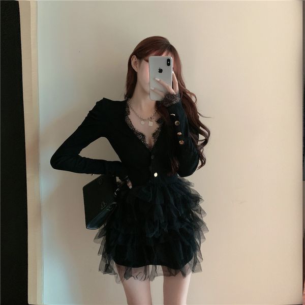 female eyelashes lace in mesh layers insertion with nervuras cleavage v sweet party dress spring club streetwear 2021 fwiz, Black;gray
female eyelashes lace in mesh layers insertion with nervuras cleavage v sweet party dress spring club streetwear 2021 fwiz, Black;gray