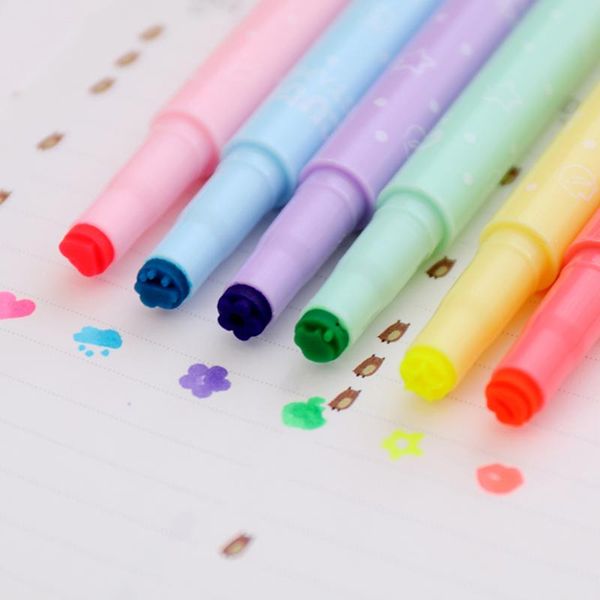 highlighters 1pc candy color seal pen tip highlighter cloud, flower, red lip, star, heart drawing marker children gift, Black;red
highlighters 1pc candy color seal pen tip highlighter cloud, flower, red lip, star, heart drawing marker children gift, Black;red