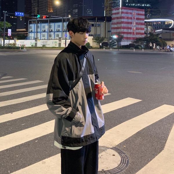 men's jackets hybskr harajuku oversized men jacket hip hop streetwear long sleeve casual patchwork women coat korean style mens clothin, Black;brown
men's jackets hybskr harajuku oversized men jacket hip hop streetwear long sleeve casual patchwork women coat korean style mens clothin, Black;brown