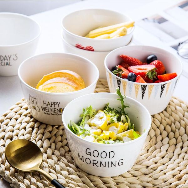 breakfast bowl nordic creative cool cute couple's household tableware ceramic simple net red ins wind rice single other bowls
breakfast bowl nordic creative cool cute couple's household tableware ceramic simple net red ins wind rice single other bowls