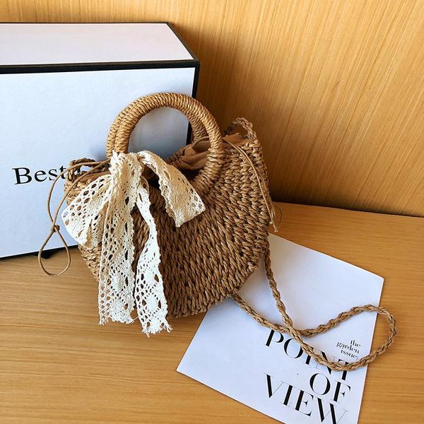 evening bags summer straw beach shoulder bag hand-woven rattan drawstring handbags bohemian style tassel half-round crossbody for women
evening bags summer straw beach shoulder bag hand-woven rattan drawstring handbags bohemian style tassel half-round crossbody for women
