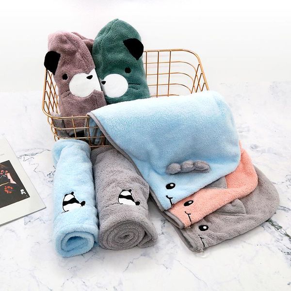 towel creative cartoon dry hair cap animal embroidery thick coral fleece absorbent quick-drying triangle shower hand
towel creative cartoon dry hair cap animal embroidery thick coral fleece absorbent quick-drying triangle shower hand