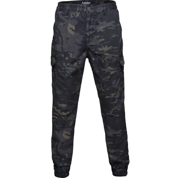 men's pants 2021 men's casual camouflage waterproof plus size cargo sweatpants loose joggers mens clothing streetwear, Black
men's pants 2021 men's casual camouflage waterproof plus size cargo sweatpants loose joggers mens clothing streetwear, Black