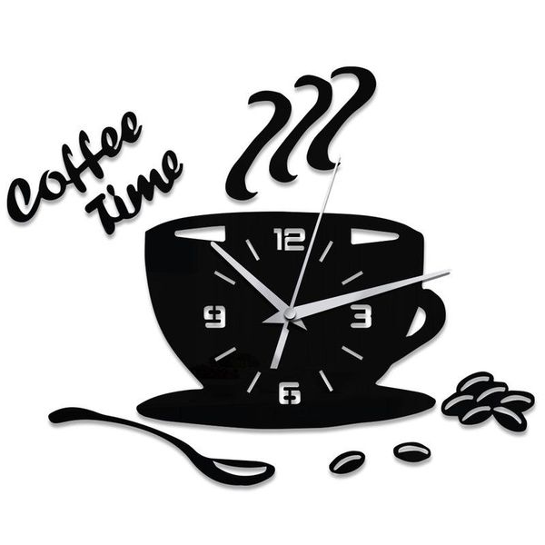 creative coffee cup shaped wall clock modern design 3d mirror clocks stickers for diy home room kitchen decorations
creative coffee cup shaped wall clock modern design 3d mirror clocks stickers for diy home room kitchen decorations