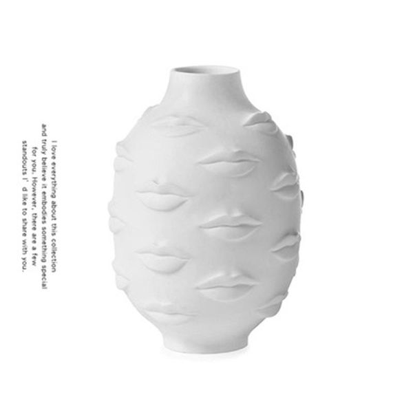 vases nordic black and white lips vase flower simple modern bedroom living room illustration ornaments
vases nordic black and white lips vase flower simple modern bedroom living room illustration ornaments