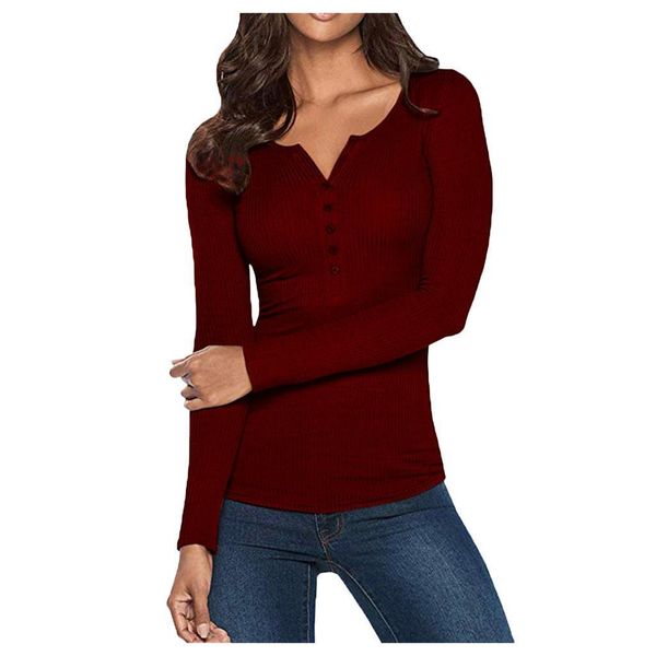 button down basic solid women t shirts v neck long sleeve koszulka casual slim camiseta mujer, White
button down basic solid women t shirts v neck long sleeve koszulka casual slim camiseta mujer, White