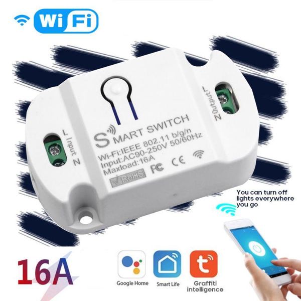 smart home control mini switch tuya 16a wifi wireless module light universal breaker timer life remote with alexa
smart home control mini switch tuya 16a wifi wireless module light universal breaker timer life remote with alexa