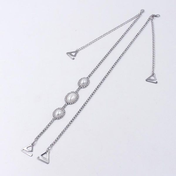 chains luxury women adjustable bra holder anti skid strap rhinestone white pearl shoulder chain fashion wedding bridal jewelry, Silver
chains luxury women adjustable bra holder anti skid strap rhinestone white pearl shoulder chain fashion wedding bridal jewelry, Silver