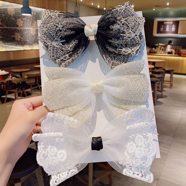 lace yarn elegant hair clips fashon korean style women girls hair accessories headwear women bow big size ornament hairpins 1296 b3, Slivery;white
lace yarn elegant hair clips fashon korean style women girls hair accessories headwear women bow big size ornament hairpins 1296 b3, Slivery;white