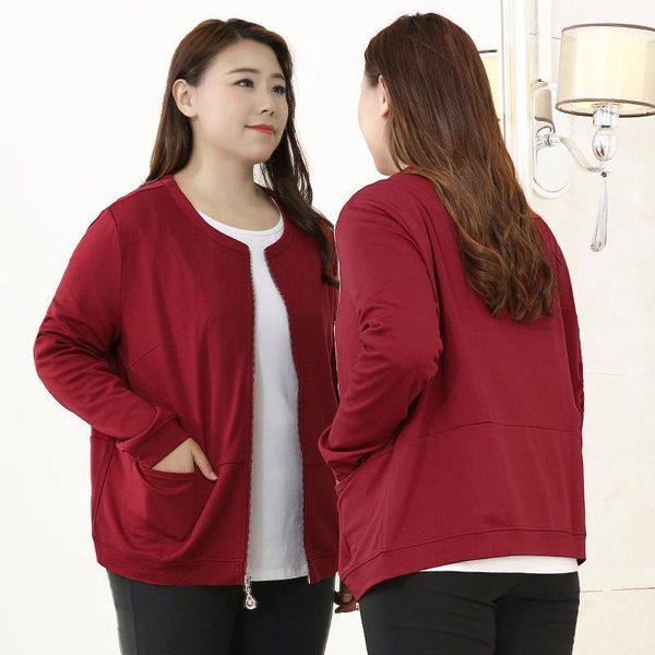 women's jackets women autumn spring zipper coat long sleeve sweatshirt zip up crop casual jacket female outwear plus size xq467, Black;brown
women's jackets women autumn spring zipper coat long sleeve sweatshirt zip up crop casual jacket female outwear plus size xq467, Black;brown