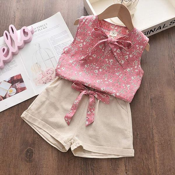 cute girls clothing sets summer casual print kids sleeveless chiffon t shirt shorts 2pcs children suit, White
cute girls clothing sets summer casual print kids sleeveless chiffon t shirt shorts 2pcs children suit, White