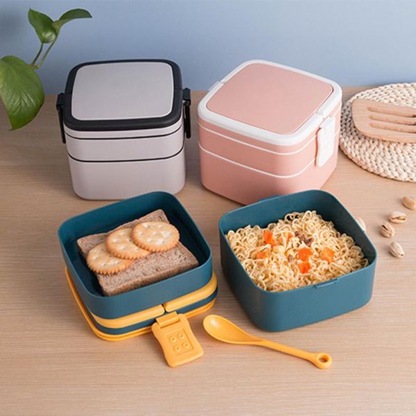 dinnerware sets 1100-ml health naterial portable 2 layer lunch box container microwave oven bento boxes with cutlery lunchbox
dinnerware sets 1100-ml health naterial portable 2 layer lunch box container microwave oven bento boxes with cutlery lunchbox