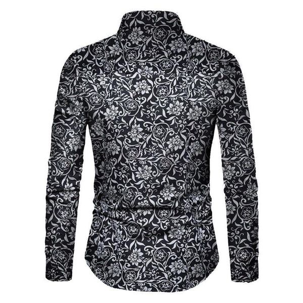 men's casual shirts printed fashion long sleeve men male blouse mens shirt dress man spring autumn printing floral, White;black
men's casual shirts printed fashion long sleeve men male blouse mens shirt dress man spring autumn printing floral, White;black