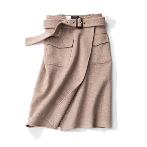 skirts handmade double-faced 80%wool skirt half-length women long section split 2021 spring autumn women's clothing, Black
skirts handmade double-faced 80%wool skirt half-length women long section split 2021 spring autumn women's clothing, Black
