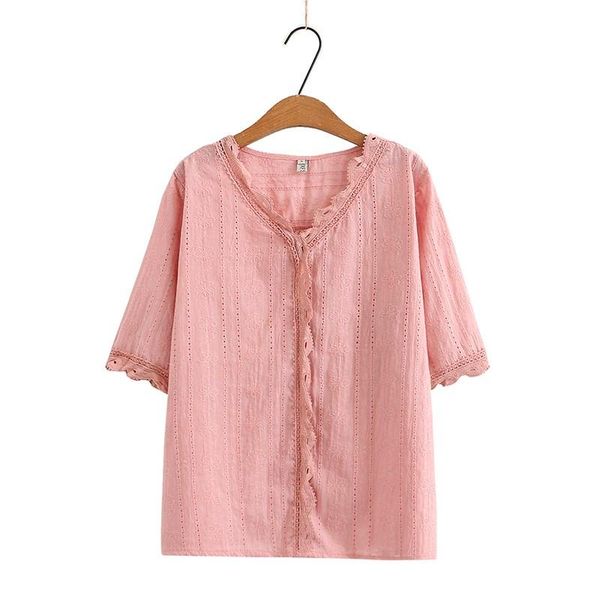 women's blouses & shirts short sleeves shirt summer v neck hollow out female ruffle pullover vintage blusa womens plus size, White
women's blouses & shirts short sleeves shirt summer v neck hollow out female ruffle pullover vintage blusa womens plus size, White