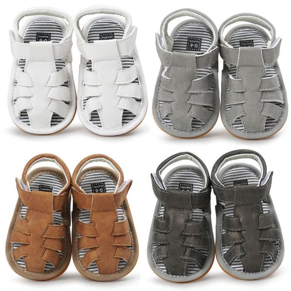 summer four-color baby shoes men sandals rubber toddler 3315 first walkers