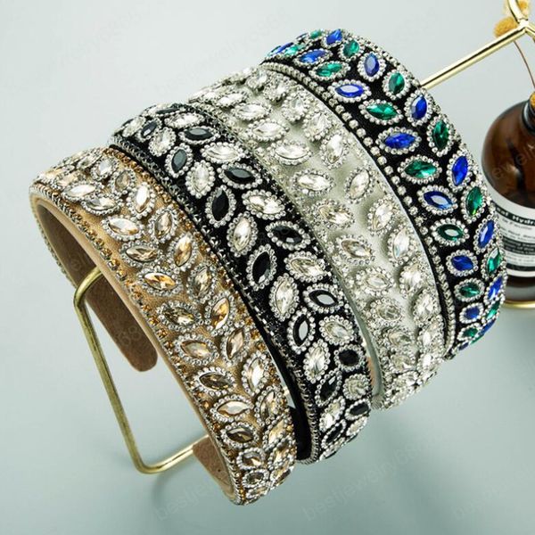 fashion women headband shining rhinestone hairband wide side handmade headwear casual luxurious hair accessories, Silver
fashion women headband shining rhinestone hairband wide side handmade headwear casual luxurious hair accessories, Silver