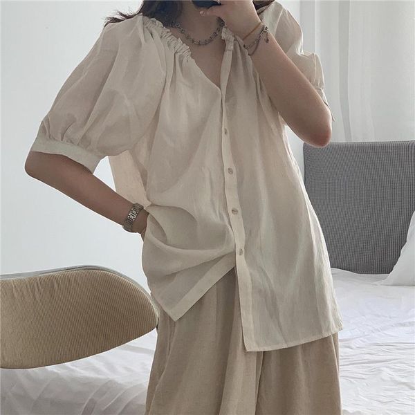 women's two piece pants casual women sets summer outfits korean style short sleeve shirts + high waist cotton linen loose 2 set, White
women's two piece pants casual women sets summer outfits korean style short sleeve shirts + high waist cotton linen loose 2 set, White