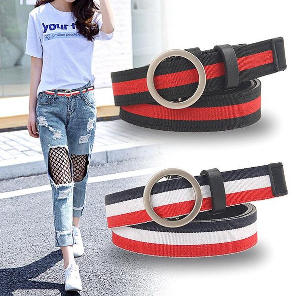 women nylon cloth fabric woven casual belt pin buckle expandable braided stretch wild canvas simple belts for, Black;brown
women nylon cloth fabric woven casual belt pin buckle expandable braided stretch wild canvas simple belts for, Black;brown