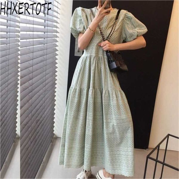 summer lace embroidery decor party dresses casual puff sleeve lace cut-out dress 210531, Black;gray
summer lace embroidery decor party dresses casual puff sleeve lace cut-out dress 210531, Black;gray