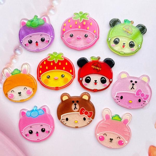 decorative objects & figurines 10 / 20 kawaii cartoon animal helmet series acrylic diy po handicraft accessories f58
decorative objects & figurines 10 / 20 kawaii cartoon animal helmet series acrylic diy po handicraft accessories f58