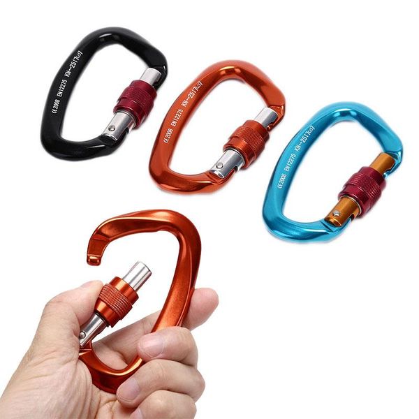 cords, slings and webbing mountaineering 25kn caving rock climbing carabiner d shaped safety master screw lock buckle equipement
cords, slings and webbing mountaineering 25kn caving rock climbing carabiner d shaped safety master screw lock buckle equipement