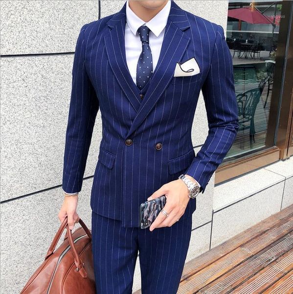 men's suits & blazers british gentleman business for men black blue striped bridegroom wedding size s-3xl, White;black
men's suits & blazers british gentleman business for men black blue striped bridegroom wedding size s-3xl, White;black