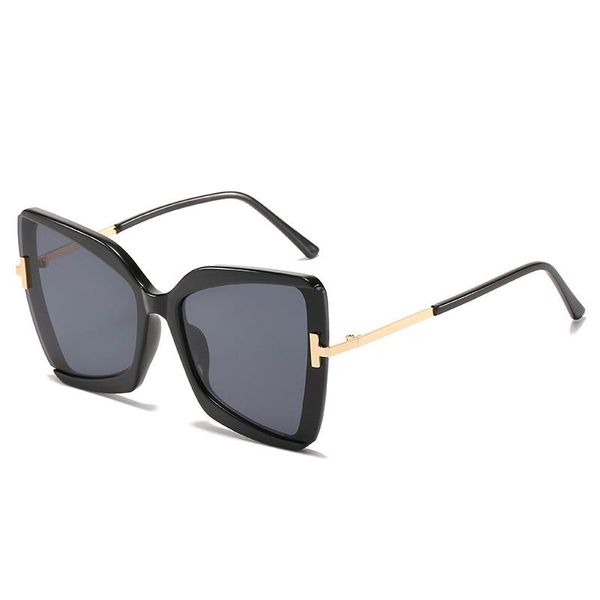 sunglasses european and american fashion big frame female metal legs texture butterfly cat eye gradient color glasses, White;black
sunglasses european and american fashion big frame female metal legs texture butterfly cat eye gradient color glasses, White;black