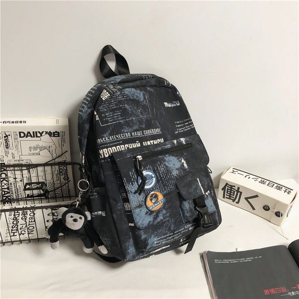 backpack hip hop style large capacity student schoolbag graffiti men's and women's leisure personality computer bag for junior sen, Black;red
backpack hip hop style large capacity student schoolbag graffiti men's and women's leisure personality computer bag for junior sen, Black;red