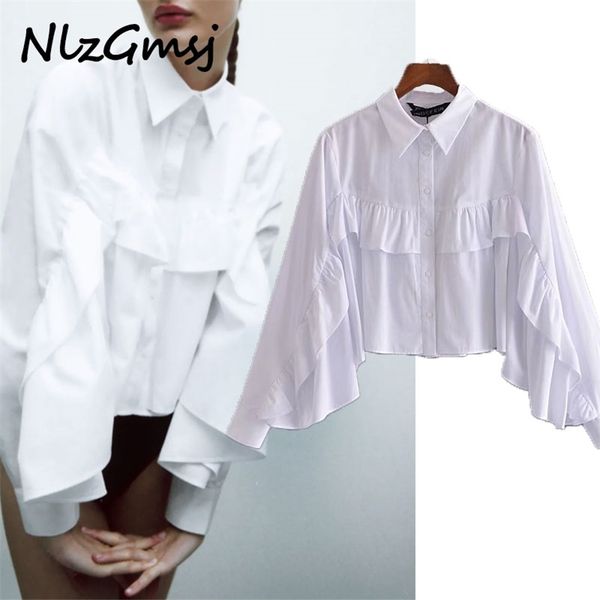 blouse women white cropped shirt long sleeve lapel collar vintage feminine fashion soft 03 210628
blouse women white cropped shirt long sleeve lapel collar vintage feminine fashion soft 03 210628