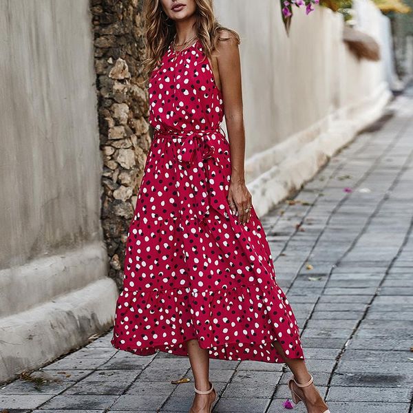 summer printing holiday style big swing dress lace-up hanging neck sling dresses fashion ladies casual boho vestidos wl125, Black;gray
summer printing holiday style big swing dress lace-up hanging neck sling dresses fashion ladies casual boho vestidos wl125, Black;gray