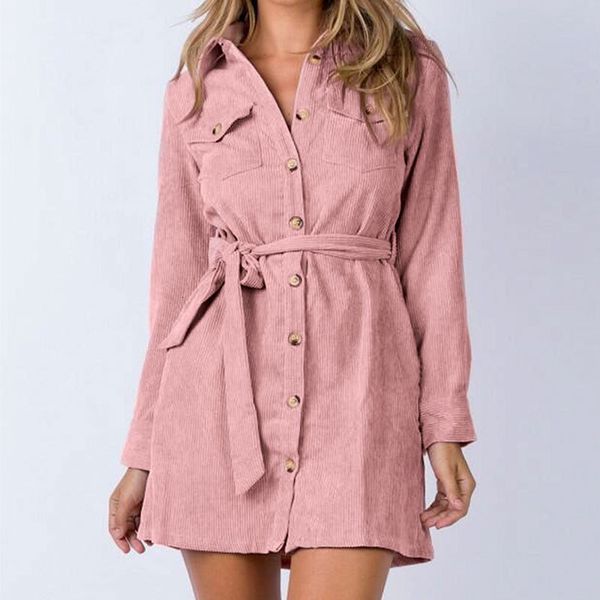women's clothing dresses autumn winter dress 2021 corduroy lace up medium length cardigan short skirt, Black;gray
women's clothing dresses autumn winter dress 2021 corduroy lace up medium length cardigan short skirt, Black;gray