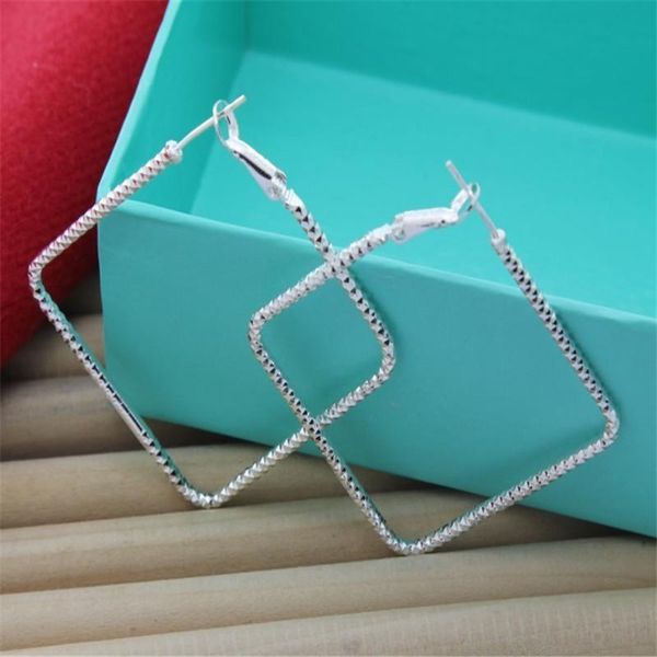hoop & huggie fashion 925 sterling silver earrings wave pattern square simple for women wedding jewelry gifts, Golden;silver
hoop & huggie fashion 925 sterling silver earrings wave pattern square simple for women wedding jewelry gifts, Golden;silver