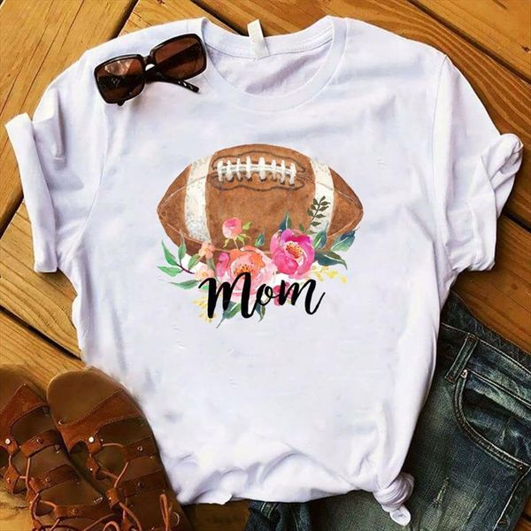football mom printed women t shirts short sleeve loose tee clothes graphic, White
football mom printed women t shirts short sleeve loose tee clothes graphic, White