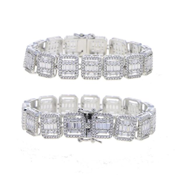 link, chain wholesale iced out square cz charm bracelet bangle with gold silver color hip hop jewelry for men women party, Black
link, chain wholesale iced out square cz charm bracelet bangle with gold silver color hip hop jewelry for men women party, Black