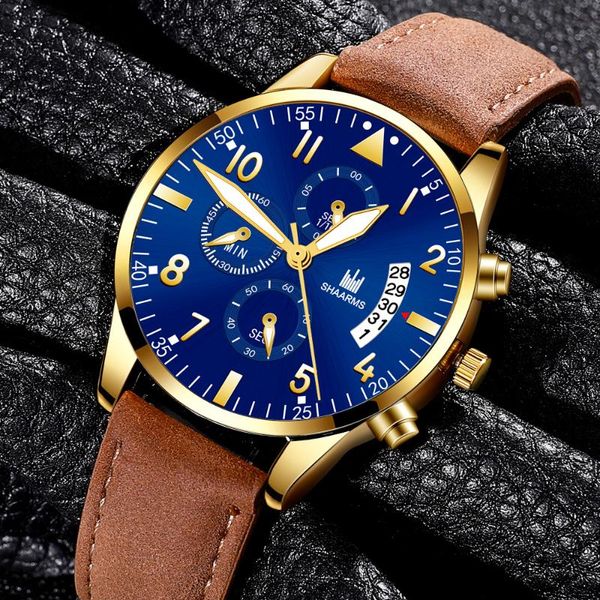 wristwatches fashion sport stainless steel case leather strap watch relogio masculino watches men quartz business wristwatch reloj hombr, Slivery;brown
wristwatches fashion sport stainless steel case leather strap watch relogio masculino watches men quartz business wristwatch reloj hombr, Slivery;brown