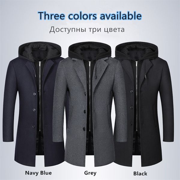 men's winter jacket thickening outdoor wild battalion warming wind and wool woolen coat business banquet high-end windbreaker 211122, Black
men's winter jacket thickening outdoor wild battalion warming wind and wool woolen coat business banquet high-end windbreaker 211122, Black